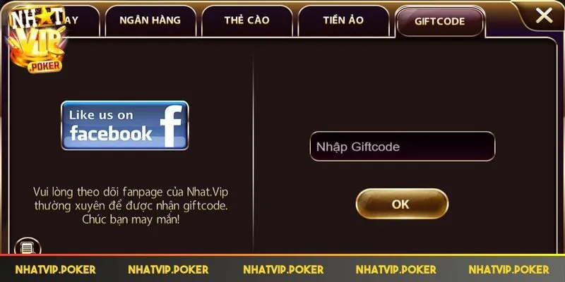  Nạp tiền Nhatvip qua đổi code được xử lý nhanh chóng